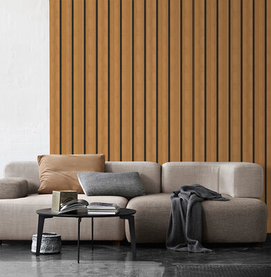 Αυτοκόλλητες εύκαμπτες γρίλιες με κόκκους ξύλου για διακόσμηση μικρών δημόσιων χώρων