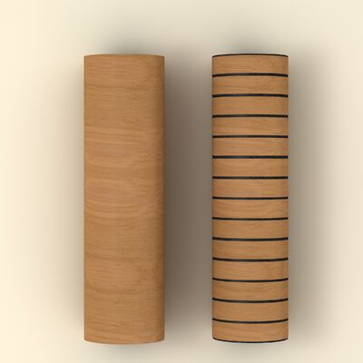 Αυτοκόλλητες εύκαμπτες γρίλιες με κόκκους ξύλου για διακόσμηση μικρών δημόσιων χώρων