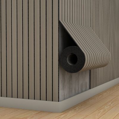 Αδιάβροχα ελαστικά IXPE PVC Wood Grain Soft Grille slat Panels For School Decor