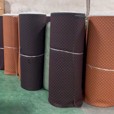 Προσαρμόστε κεντήματα Τύπος Κουίλτεν PVC δέρμα αυτοκίνητο πάτωμα στρώμα Roll για το αυτοκίνητο στρώμα