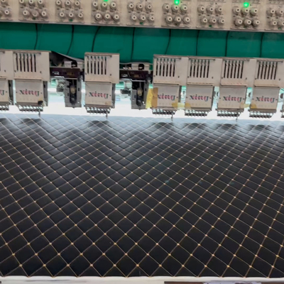 Κλασικά κεντημένα κεντήματα PVC δερμάτινα σφουγγάρια για κάλυψη καθισμάτων αυτοκινήτων