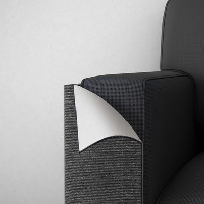 Μαύρο αυτοκόλλητο χαλί γρατζουνιών για ξύλινα δέντρα γάτας